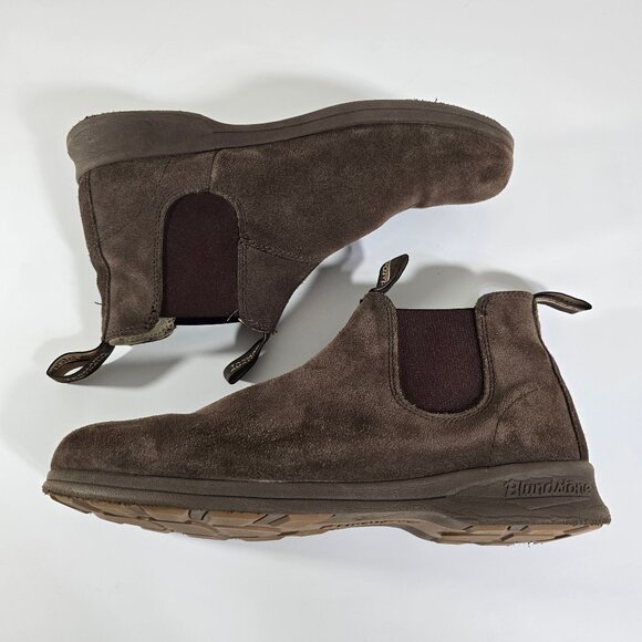 Blundstone Active Series Chelsea Boots Mens 10 AU 11 US Brown Suede Comfort Shoe main image 5
